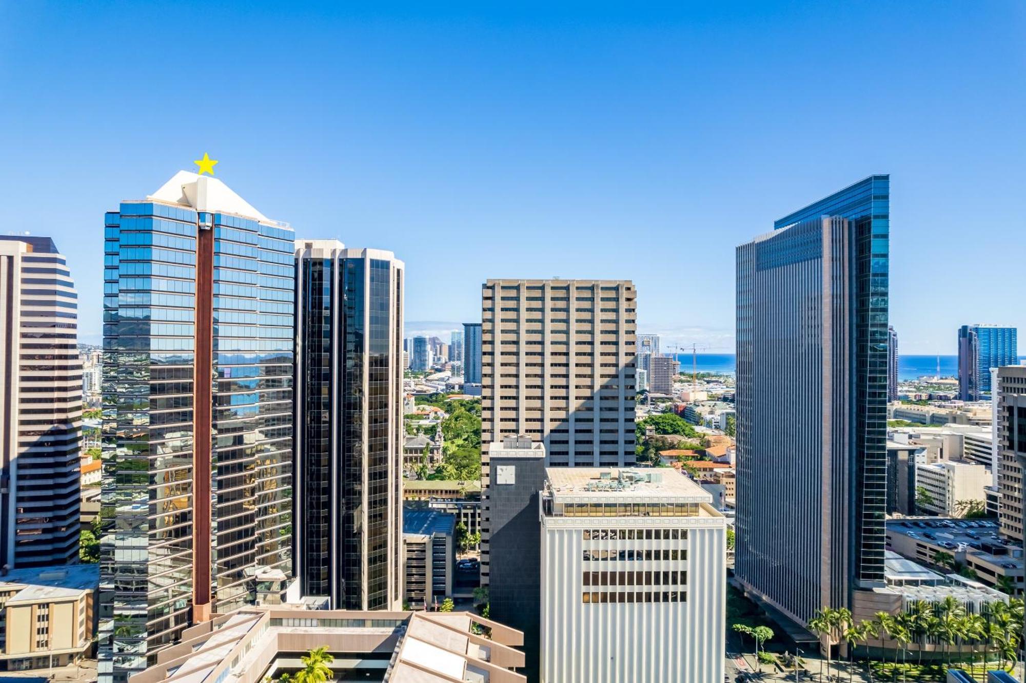 Downtown Honolulu Skyview - 1Bed&Den- Free Parking Διαμέρισμα Εξωτερικό φωτογραφία